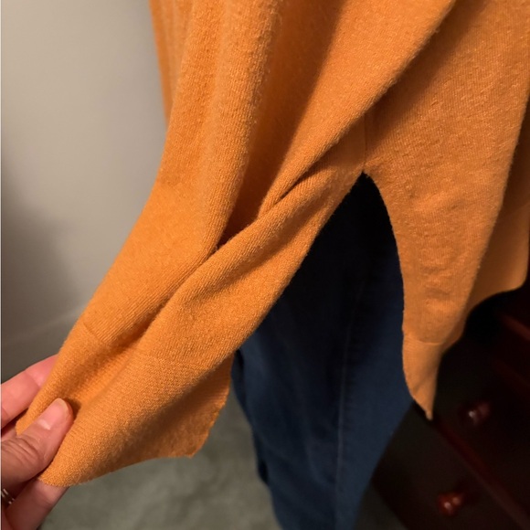 Cowl Neck Dolman Sleeve Sweater in Gold - Picture 9 of 10